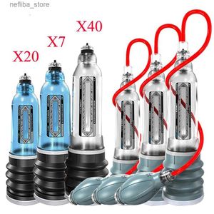 Outros itens de beleza de saúde Bombea de vácuo de água de pênis masculino para homens Aumentar o pênis Bomba Dick Extender Cock Exercícios bomba Glans