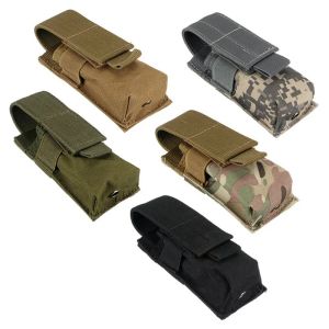 Molle Tactical Single Revista Bolsa M5 Lanterna do suporte da faca EDC Bolsas de ferramentas EDC