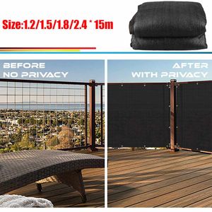 15m Privacy Screen Fence Garden Fence Screening Rotolo UV Fade Pannello di recinzione per giardino artificiale protetto per la privacy