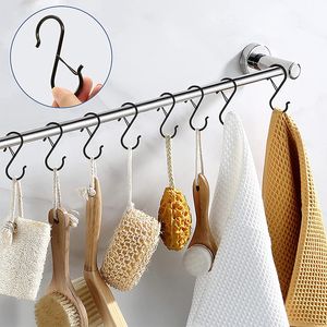 10 /100pcs Metal Hanging Hooks S Shaped Hanger Hook Hanging Heavy Duty Hooks Clasp For Kitchen Pot Shelf Home Bathroom Storage