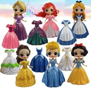 11 cm lalki z butelką karmienia American Pvc Kawaii Toys Anime Action Figures Realistic Reborn Dolls for Kids Toys Girls2341873