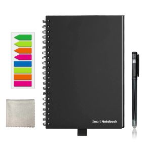 Notebooks B5 Reusable Smart Notebook Digital Notepad Lined Dotted with Erasable Pen and Wipe for Sketch Cloud Storage and Reuse Endlessly
