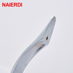 NAIERDI Cabinet Handles Knobs Aluminum Alloy Door Kitchen Knobs Cabinet Pulls Drawer Furniture Handle Hardware 128mm/160mm