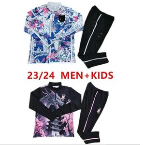 2024 Japão Meio Treinamento Pull Treining Suit Isagi Atom Tsubasa Minno Asano Doan Kubo Ito Japão Japão Sportswear Set Set S-3xl