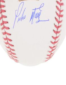 Coleção Pedro Martinez autografada assinada Signated USA America Indoor Sprots Outdoor Major League Baseball Ball4369469