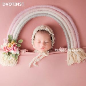 Accessoires Dvotinst Neugeborene Fotografie Requisiten für Baby kreative Requisiten handgefertigt niedliche Regenbogen -Prop -Studio -Shootings Accessoires Foto Requisiten