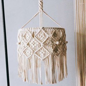 Arazzi boho decorazione macrame muro ara ad arazzo sospeso il lampadario tessuto a mano parapshade house model room coffee ristorante