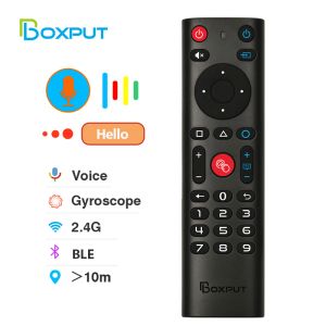 Box BPR3S BT Air Maus -Sprachfunktion IR Learning TV 2.4G Wireless Fernbediener mit Gyroskop für Android -TV -Box/PC