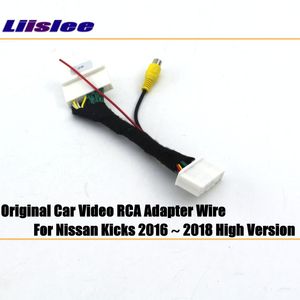 Nissan Kicks için P15/D15 2018-2023 Araba Arka Kamera Adaptörü Otopark RCA HD CCD CAM OEM Display Reversing Görüntü Yükseltme Kiti
