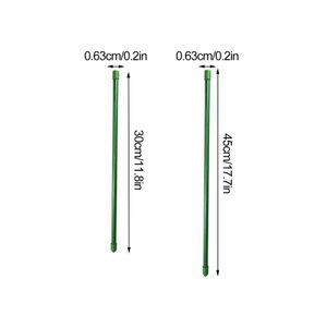 Tomato Rack Plant Stakes Climbing Trellis Rose Shelf Gardening Supplies Green 10PCS Glass Fiber Rod Planting Support Frame