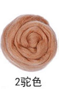 100 g Soft White Felting Wool Topps Roving Wool Fiber For Needle Felting Diy Doll Needwing Sewing Projects Felting Wool