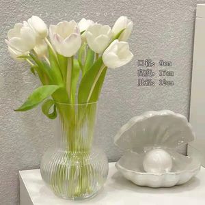 Vasi vaso di vetro minimalista nordico TULIP TULIP FLOWROPONIC PLARTER DECORAZIONE