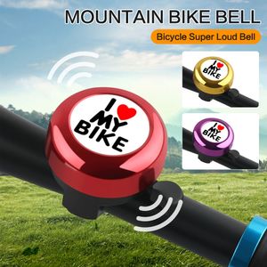 Cykelklocka Superhoud Mountain Road Bike Horn Sound Alarm For Safety Cykelstyret Alloy Ring Bicycle Call Bike Accessorie