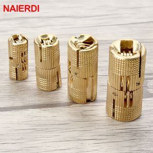 2pcs naierdi 8-14 мм Скрытый шкаф Медные петли невидимы