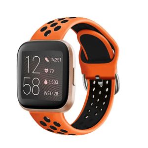 Banda di orologi in silicone a doppio colore per Fitbit Versa 2 Bracciale per orologi smart orologio da polso SPORT Sport Fitbit Versa