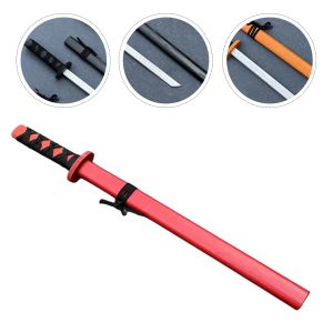 Cosplay Toy Halloween Gioco giocattoli Katana Giapponese Spade di plastica portatili in legno