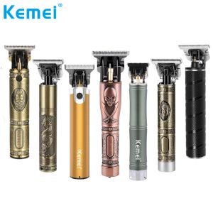 Clippers Kemei Electric Pro Li Clippers парикмахерская 0 мм триммер для волос.