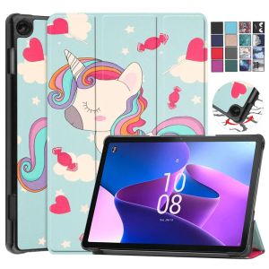 Case Slim Case Pokrywa magnetyczna dla Lenovo Tab M9 M8 4th M7 M10 FHD Plus 3rd Gen HD 2ND TB125FU TB 128XU TB328FU/XU X606F/X X306 X505