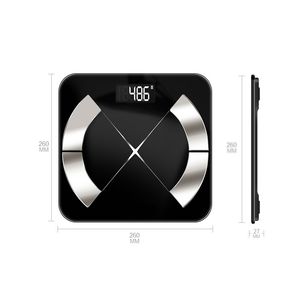 Bluetooth Electronic Scale Body Fat Digital Scale Smart Weight Scale Floor Badrumskalor Balanser som väger hushållsartiklar