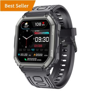 Watches KR06 Sports Smart Watch 1.8 ICNH HD Big Colorful Screen BT Call Information påminnelse Musik Super Long Standby Health Monitoring