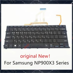 Samsung NP900X3C NP900X3D NP900X3E NP900X3F NP900X3G NP900X3Kキーボード交換用の米国韓国のテスト済みのための新しいキーボード