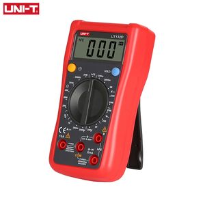 UNI-T UT132A UT132D Handhållen Digital Multimeter Manual 1999 Räknar AC DC-spänningsmotståndstransistor Mätare Kondensatortest