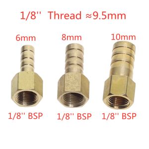 Brass Hose Fitting 4mm 6mm 8mm 10mm Barb Tail 1/8" 1/4" 1/2" 3/8" BSP Female Thread Copper Connector Joint Coupler Adapter