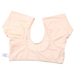 1Pc T-shirt Shape Sweat Pad Underarm Pad Reusable Washable Armpit Sweat Pads Women Sweat-absorbing Underwear Invisible Vest