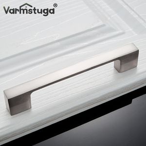 VARMSTUGA Cabinet Handles Drawer Knobs Aluminum Alloy Wardrobe Door Handle Brushed Pulls Modern Style Furniture Handle