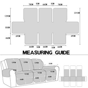 2/3 sitsvattenavvisande soffa täckning för vardagsrum husdjur hund barn non-halp soffa matt soffa slipcovers möbelskydd täcker