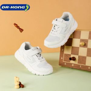 Sneakers Dr Konong New Autumn Big Kids Boys Dziewczyny spacerują stabilny but oddychający dzieci bez szlamu sportowe trampki zdrowe buty białe