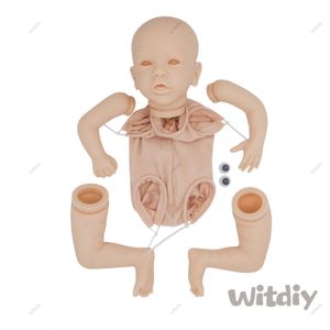 Witdiy Aleyna 50 см/19,69 дюйма New Vinyl Blank Reborn Doll Bab