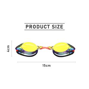 Elektroplätering av anti-UV anti-dimma baddräktglasögon Simning Dykning Justerbara simglasögon Vuxen Simglasögon
