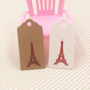 500pcs 4*2cm Kraft Paper Packing Rótulos/preços para jóias/casamento/vestuário/bolo/bebida pendurar etiquetas