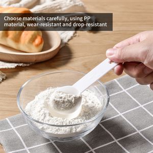 5шт/установленные PP Измерение ложек пластиковые муки масляные специи Diy выпекать