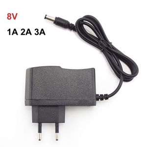 AC 110v 220v to DC 8V Power Supply Adapter 8 Volt 1A 2A 3A 1000ma 2000ma 3000ma wall Charger EU US Plug Converter Universal