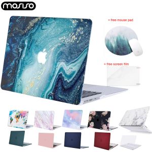 Przypadki MOSISO dla MacBook Air Retina Pro 13 15 Touch Bar Laptop Shell Case A1706 A1989 A2159 A1466 A1932 Air 13 -calowe pokrycie obudowy 2019