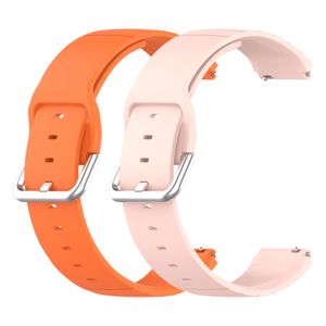 2 Pack Smartwatch TPU Bands for Umidigi Uwatch 3/ GT Replacement 19mm Watch Straps for ID205L ID215G ID205U ID205S Wristbands