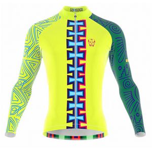 Go Rigo Go Cycling Jersey Spring Autumn rower garnitury cienkie długie rękawy Topy Pro Team Bluza