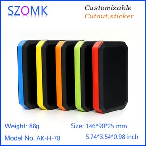 1 pezzo 146*90*25 mm scatola di plastica personalizzabile per elettronica Project Szomk ABS Plastic Holdhell Once per la scatola del dispositivo PCB