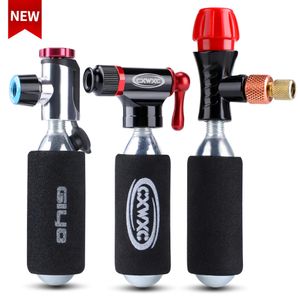 Bomba de pneu de ar do inflador de CO2, sem cartuchos de CO2 Cartuchos MTB Bike Bump Mountain Road Acessórios de ciclismo Kit de reparo de pneus de bicicleta