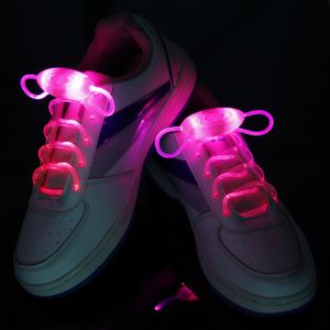 Bunte LED Blitzleuchte Schuhschnüre Party Disco Schuhe Gurt Glow Stick Schnürsenkel Jungen Mädchen Multikolen Schuhschnüre