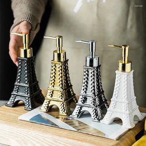 Płynna dozownik mydła Eiffel Tower Ceramic Botion Bottion Szampon