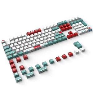 Tillbehör Mekaniska tangentbord Keycaps OEM DIY Full Set Multilanguage Korean Arabic Russian Key Caps för 61/62/64/68/84/104/108 Keys presenter