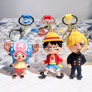 Fashion Cartoon Movie Character Keychain Rubber And Key Ring For Backpack Jewelry Keychain 083722