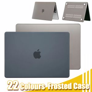 Cases Laptop Case For Apple Macbook 11 12 13 15 16 Inch For M1 Chip Pro 13 A2338 For New Air 13 A2337 A2941 Frosted Protective Cover