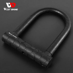 Западный велосипедный болотный велосипед U с 2 клавишами MTB Road Bicycle Motorcycle Scooter Security Accessories 240401