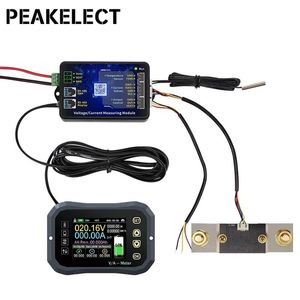 PeakElect KG140F Battery Tester 100V 400A Coulometer Capacidade do medidor Indicador de capacidade de bateria LCD Display Phones Control KL140F