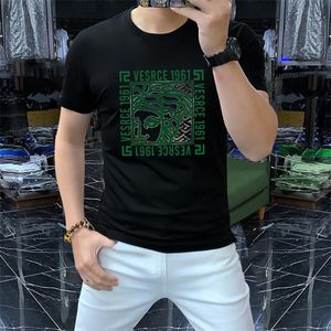 Luxo novo estilo 2024 masculino masculino designer t camisetas de atacado roupas pretas designer branco masculino casual de manga curta de tamanho asiático m-4xl