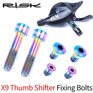 Rischio 6pcs in lega di titanio sram deralleur leva di fissaggio di viti per le biciclette per gx/gx aegle/x9/x01/x01 aegle/xx1 aegle/xx1